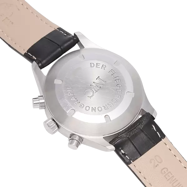 IWC メンズ腕時計 スピットファイアー クロノグラフ オートマティック IW370613 ブラック文字盤 自動巻き