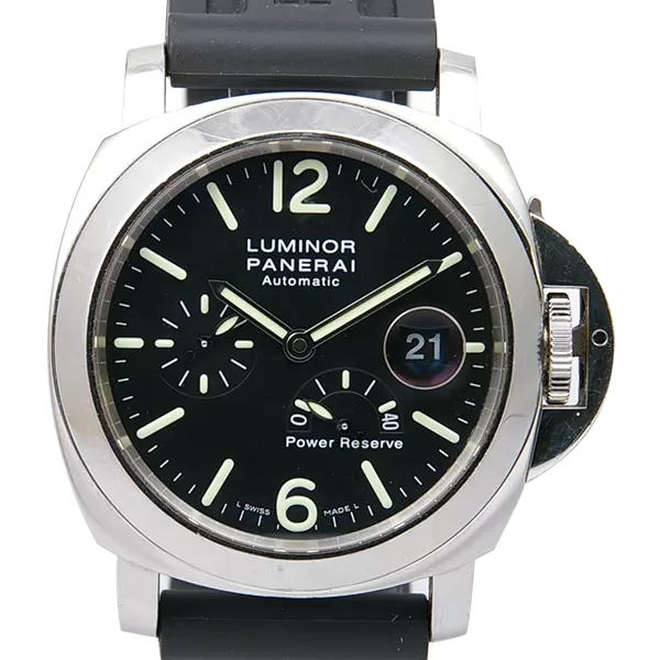 パネライ PANERAI PAM00090 ルミノール パワーリザーブ デイト 自動巻き メンズ 箱・保証書付き_747093