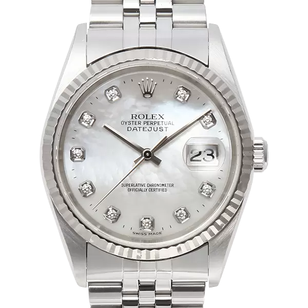 レンタル商品【16234NG】ROLEX デイトジャスト 10Pダイヤ ｜カリトケ