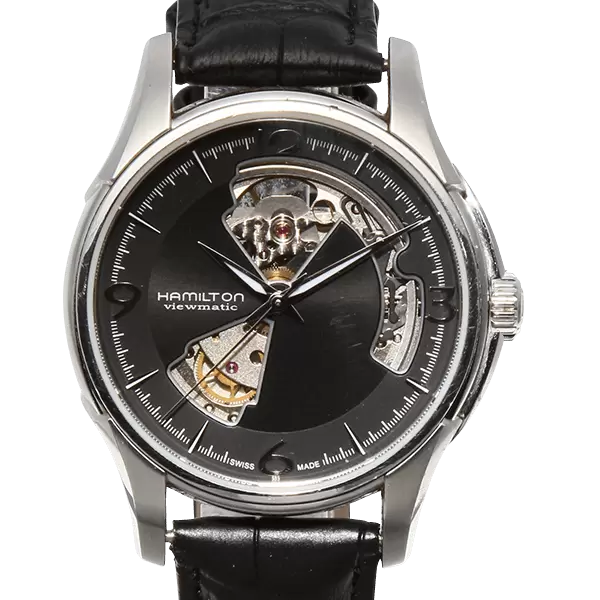 最終価格 HAMILTON ジャズマスター オープンハート　H325650 中古【H325650】ハミルトン（HAMILTON） ジャズマスター ビュー