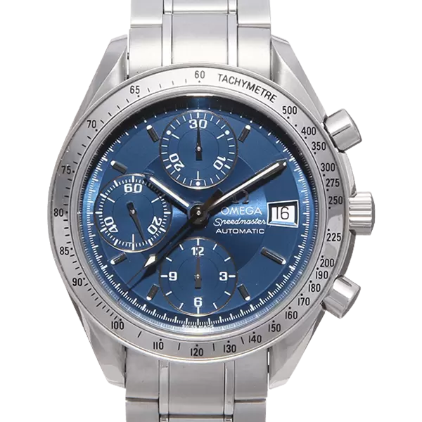 OMEGA オメガ 3511.80 スピードマスター デイト 青文字盤　OH必要 webp_c11a2971-0282-452e-bf3e-