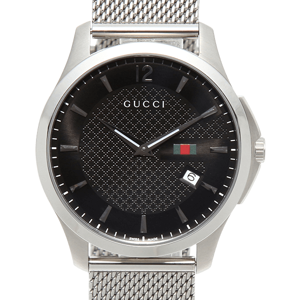 【良品】グッチ GUCCI 腕時計 タイムレス 126.3 革 GUCCI/グッチ】 Gタイムレス 126.3 腕時計 ステンレススチール
