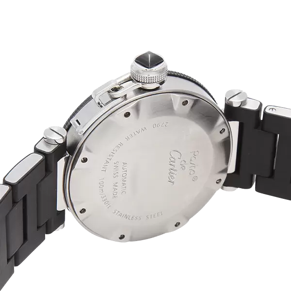 Cartier カルティエ パシャ シータイマー マネークリップ　ユニセックス Cartier（カルティエ） 良品○Cartier パシャ シータイマー ステンレス