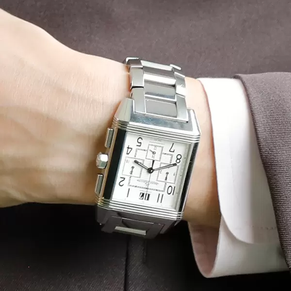 レンタル商品【230.8.45】JAEGER LECOULTRE レベルソ スクアドラ クロノグラフ｜カリトケ