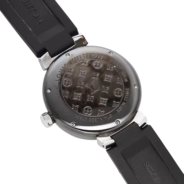 Louis Vuitton GMT ブラック　クォーツ Louis Vuitton, Tambour Moon GMT Black | GPHG