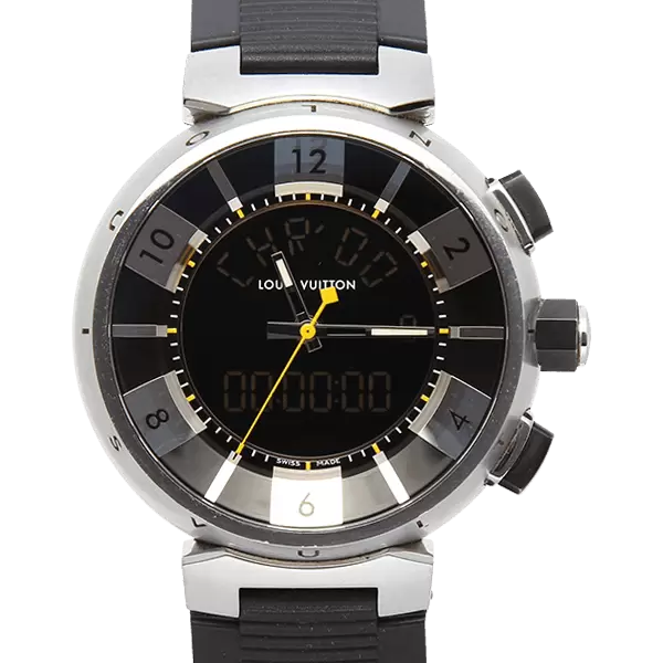 ルイ・ヴィトン LOUIS VUITTON Q118F Louis Vuitton Q118F Quartz Steel Fair for $796 for sale from