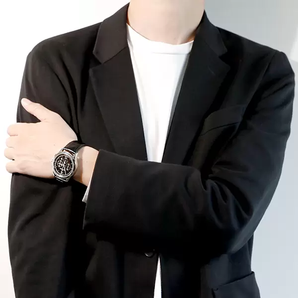 シャガール Q1358170(174.8.90.S) ブラック JaegerLeCoultre（ジャガー