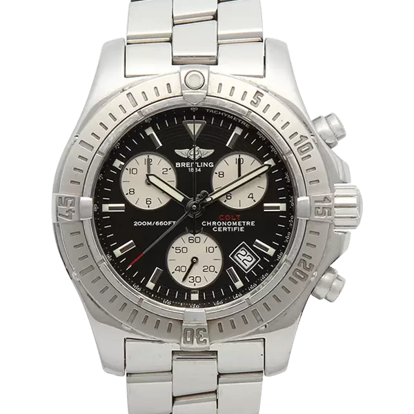 【本日限定価格】BREITLING コルトA73232 レンタル商品【A73380】BREITLING コルト クロノグラフ デイト｜カリトケ
