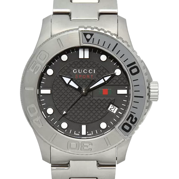 GUCCI Gタイムレス スポーツ 腕時計 ブラックダイアル 126.2 GUCCI