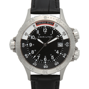 HAMILTON メンズ 時計 H745110 楽天市場】美品 ハミルトン H745110 カーキ ネイビーサブ GMT