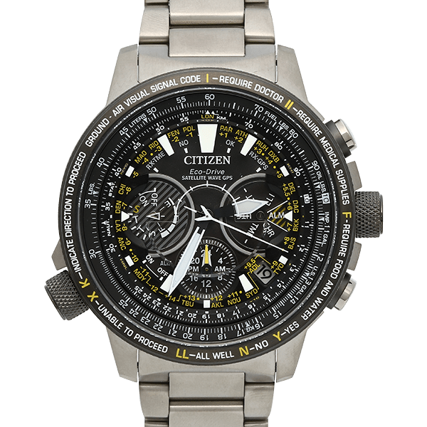 レンタル商品【CC7014-82E】CITIZEN プロマスター スカイ エコ・ドライブGPS衛星電波時計｜カリトケ