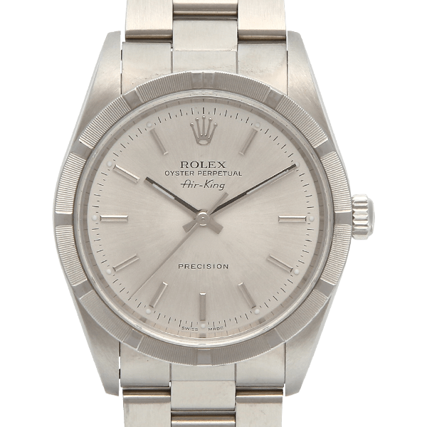 レンタル商品【14010】ROLEX エアキング エンジンターンドベゼル｜カリトケ