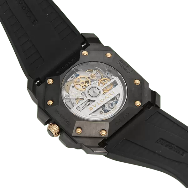 レンタル商品【BGO41SCH】BVLGARI オクト ウルトラネロ クロノグラフ