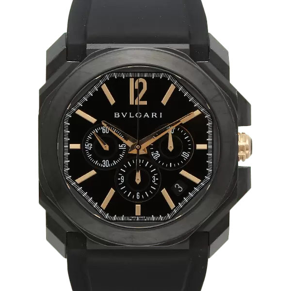 BVlGARI 正規品 中古】BVLGARI BVLGARI ALUMINUM CHRONOGRAPH VISION GRAN TURISMO