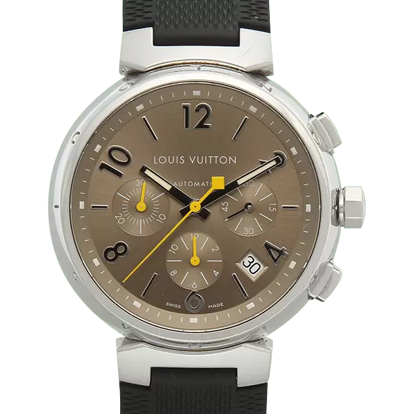 ルイ・ヴィトン LOUIS VUITTON Q1122 タンブール クロノグラフ レンタル商品【Q1122】LOUIS VUITTON タンブール クロノグラフ｜カリトケ