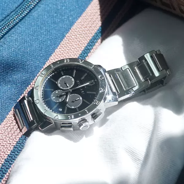 中古美品　ブルガリ　腕時計　正規品　チタニウム BVLGARI/ブルガリ】 BB41 SPG CH 仕上げ済☆ブルガリブルガリ