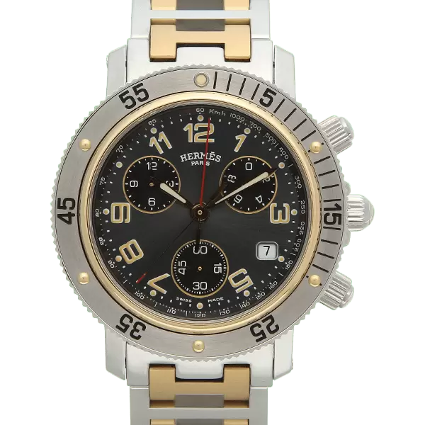 中古【CL2.920】エルメス（HERMES） クリッパー ダイバー クロノ