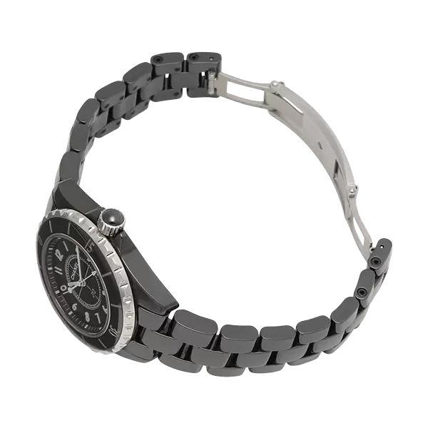 正規品CHANEL J12 後期モデル 33mm H0682 腕時計 シャネル シャネル J12 33MM H0682 ブラック レディース 時計 【中古