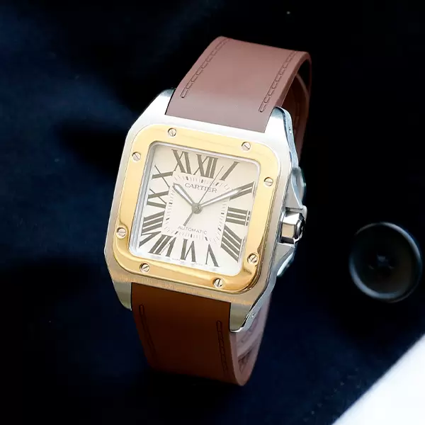 中古【W20072X7】カルティエ（Cartier） サントス 100 ｜カリトケ
