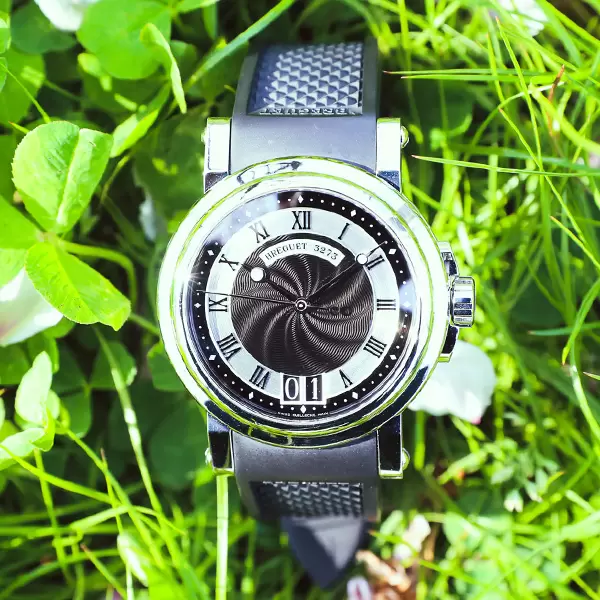 Breguetブレゲ マリーンⅡ 5817 ラバーベルト ブルー　レア　希少 トケマー:正規OH ブレゲ Breguet マリーン 2 5817 青