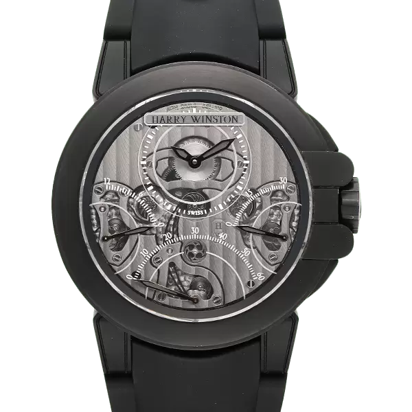 HARRY WINSTONザリウムオールドクロノ400MCRA44ZKL.S - 腕時計(アナログ)