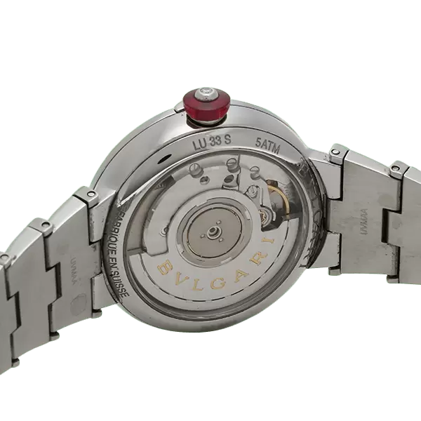 ブルガリ ルチェア LU33S ダイヤベゼル ホワイトシェルレディース 自動巻き 中古【LU33S】ブルガリ（BVLGARI） ルチェア 33mm｜カリトケ