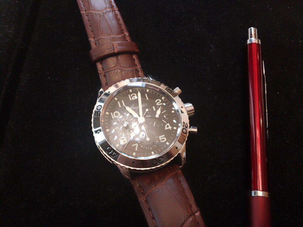 Breguet ブレゲ　メンズ　腕時計　3800 アエロナバル　自動巻　黒